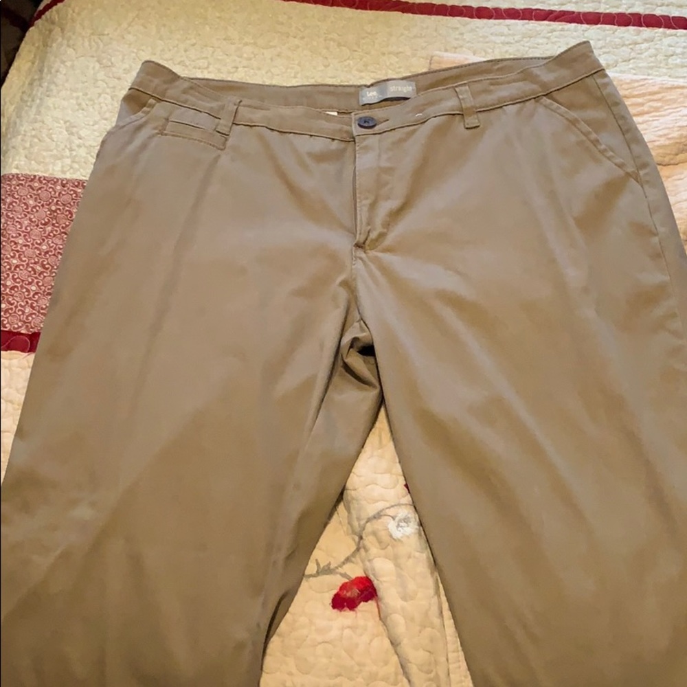 Lee Riders Straight Leg Twill Slacks